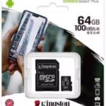 Kingston 64GB Canvas Select Plus - Micro SD Memory Card