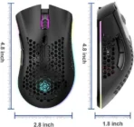Bengoo KM-1 Wireless 2.4G Gaming RGB Rechargeable Mouse - Image 2